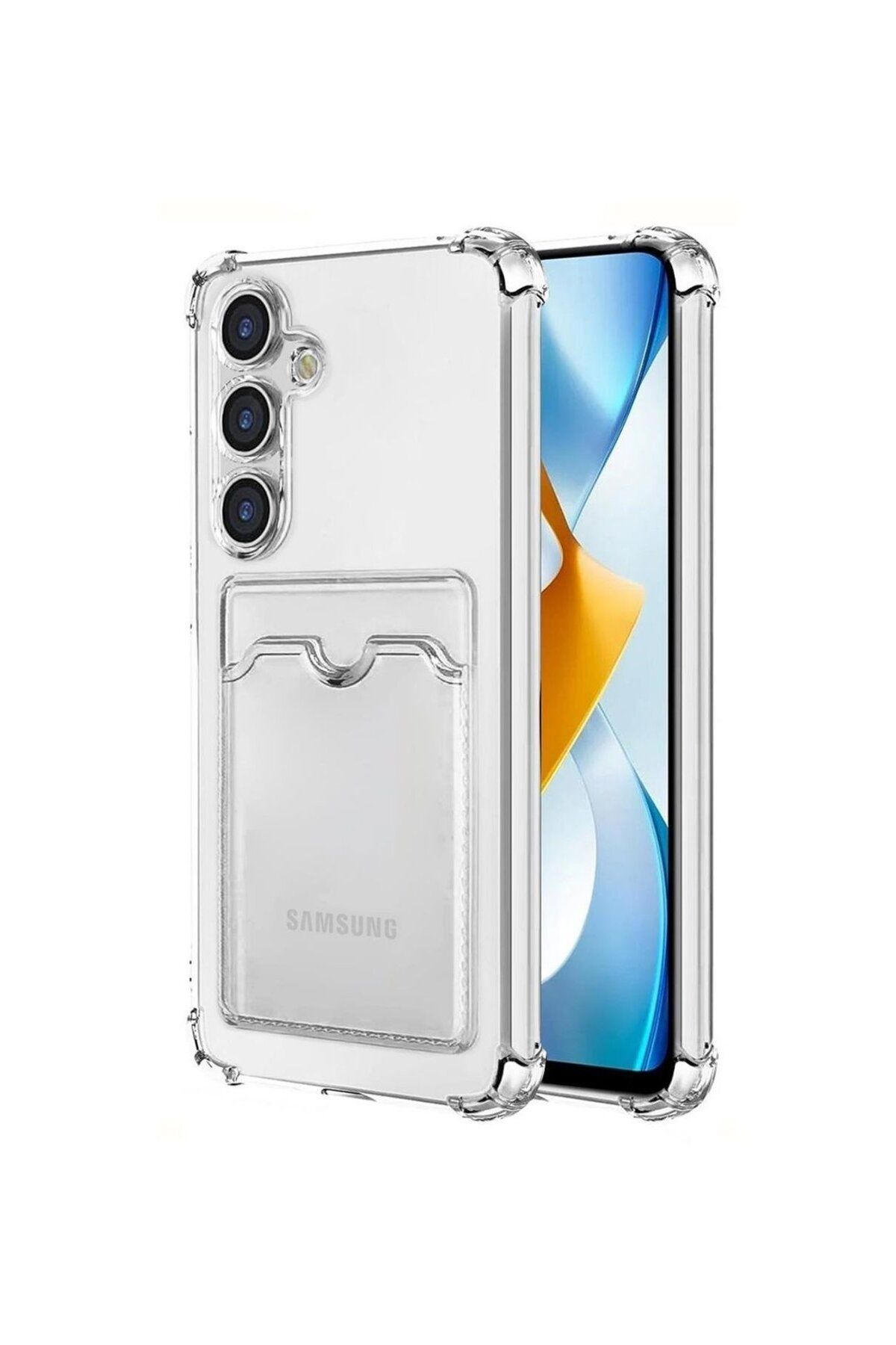 Di Aksesuar Samsung Galaxy A35 Kartlıklı Şeffaf