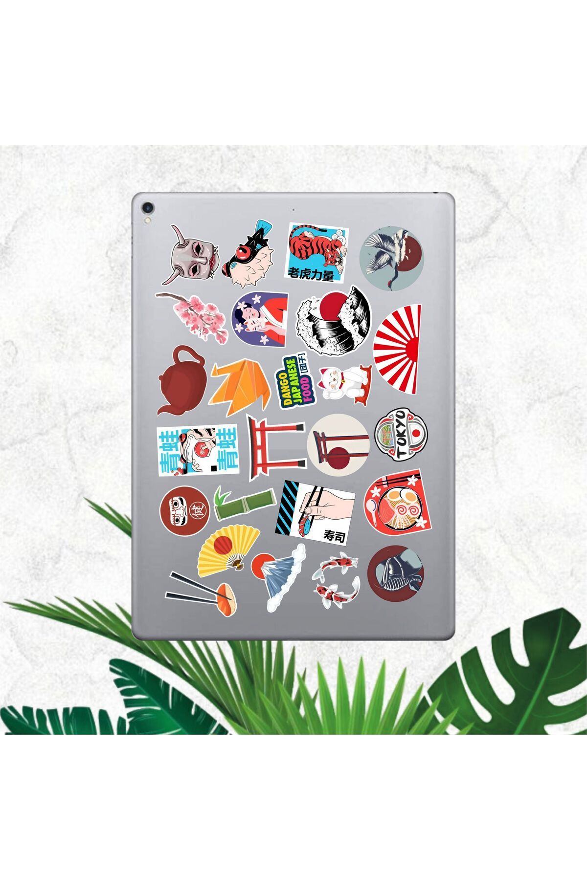 hediyenebak Japon Kültürü Sticker Seti | Laptop Ajanda PC Tablet Telefon Defter Etiket Bullet Journal