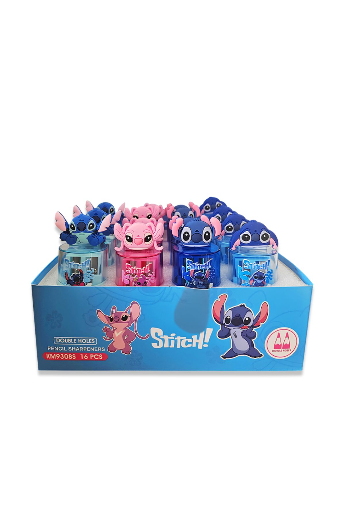 Fancy Space Stitch Disney Çift Hazneli Kalemtıraş