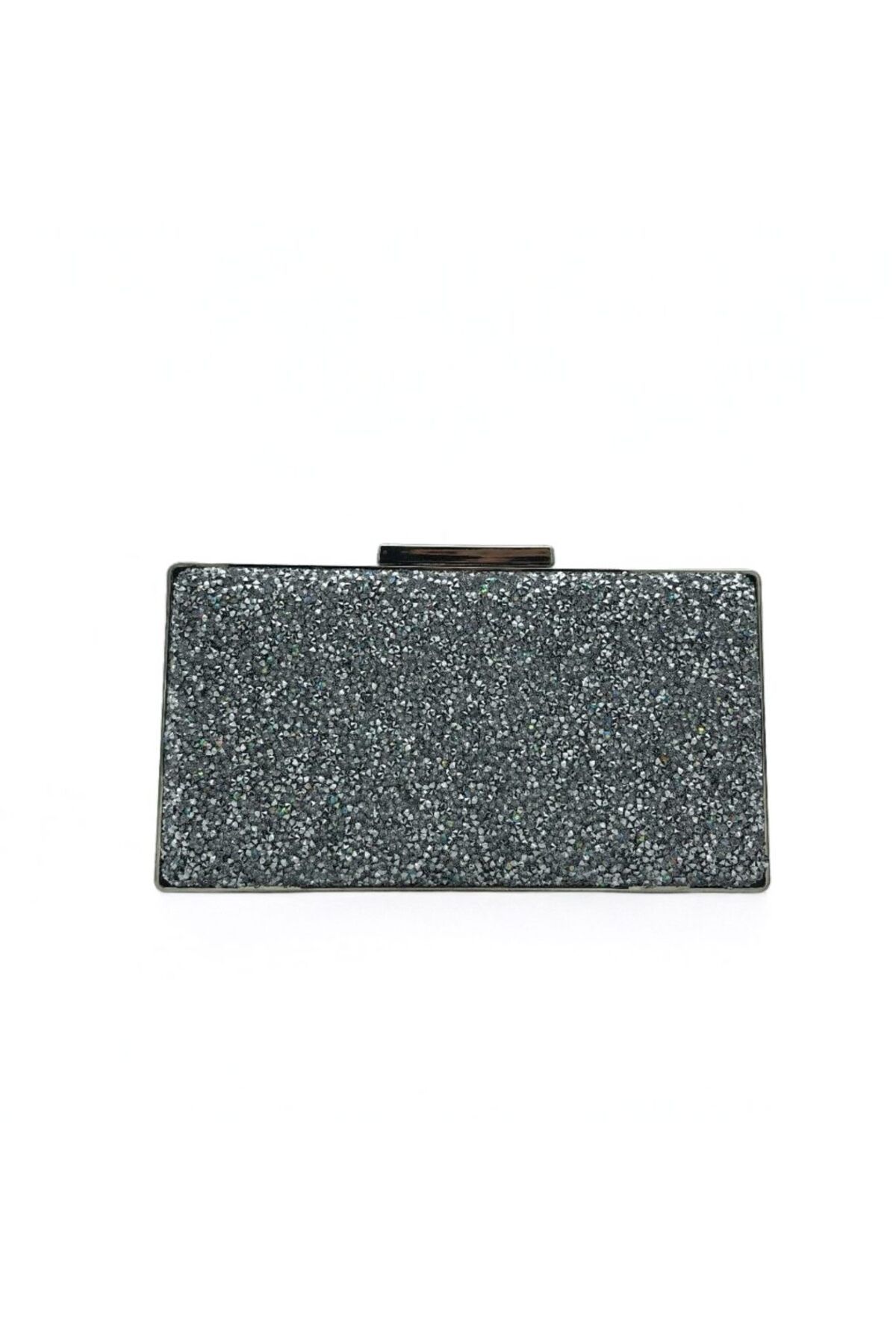 Besa Bags Gümüş Küçük Taşlı Pırıltı Abiye Çanta
