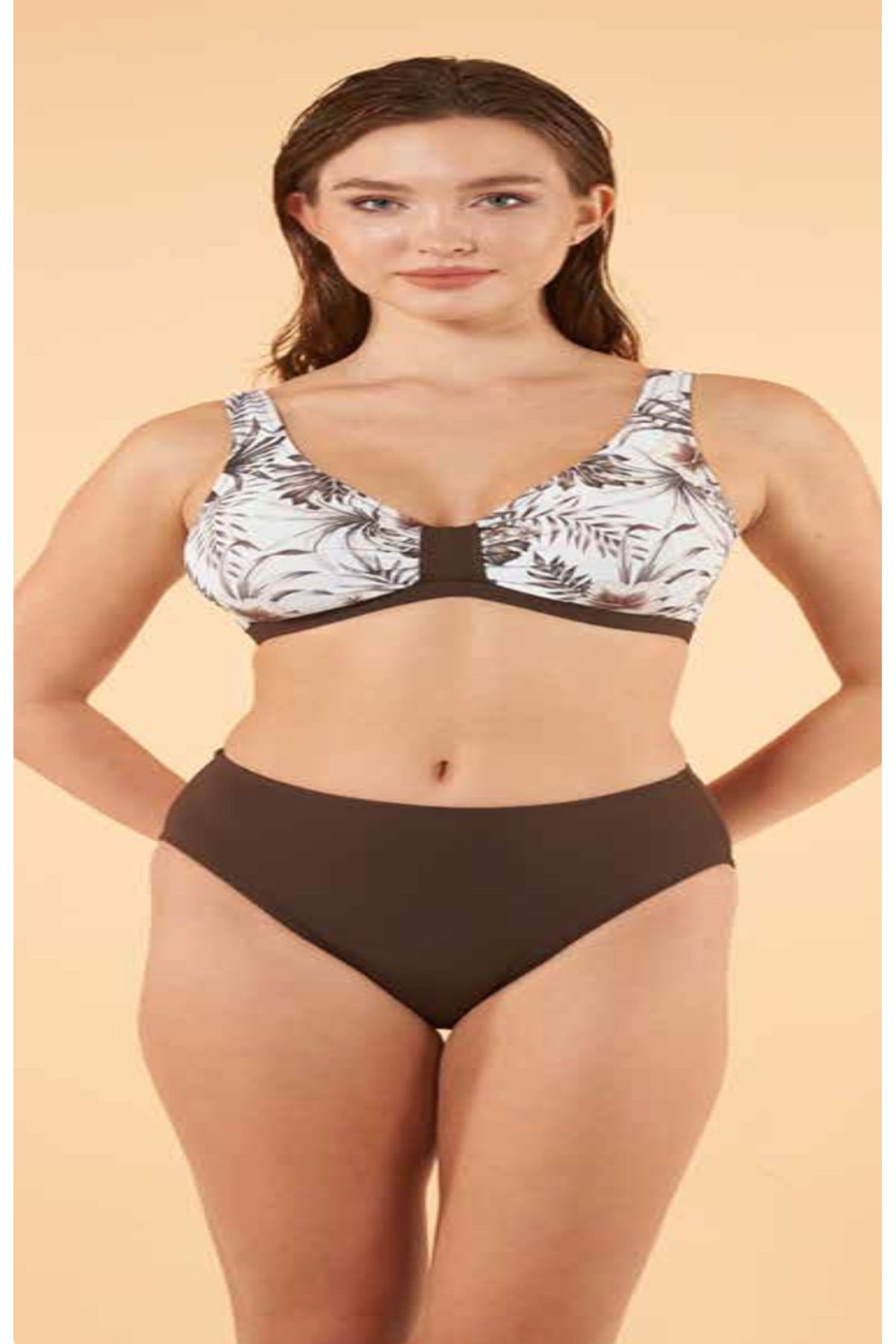 Fily İç Giyim ESTİVA V Kesim Kalın Askılı Bikini Takım