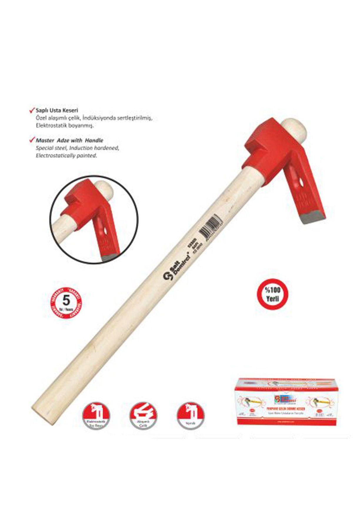 Easy Tedarik S.D. Saplı Usta Keseri - Boyalı