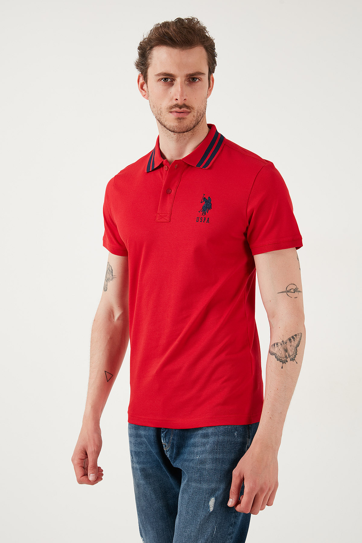 پولوشرت مردانه یقه پلو | یو اس پولو U.S. Polo Assn. G081GL0112084093 TR - تصویر 3