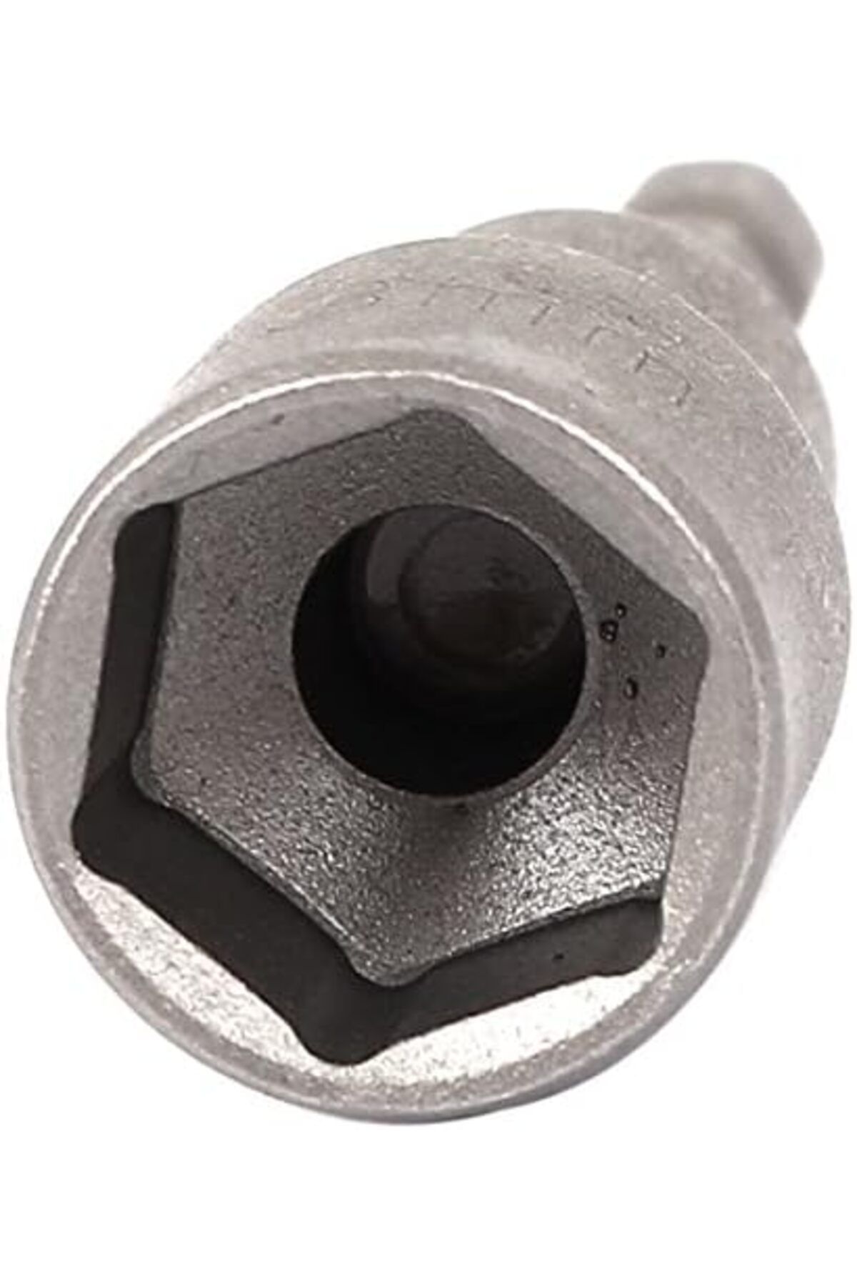 Generic-Aexit Bell (Construction hardware) Shape Hex drill hole 13mm Metal Socket Nut Setter Gray 65mm Long 2