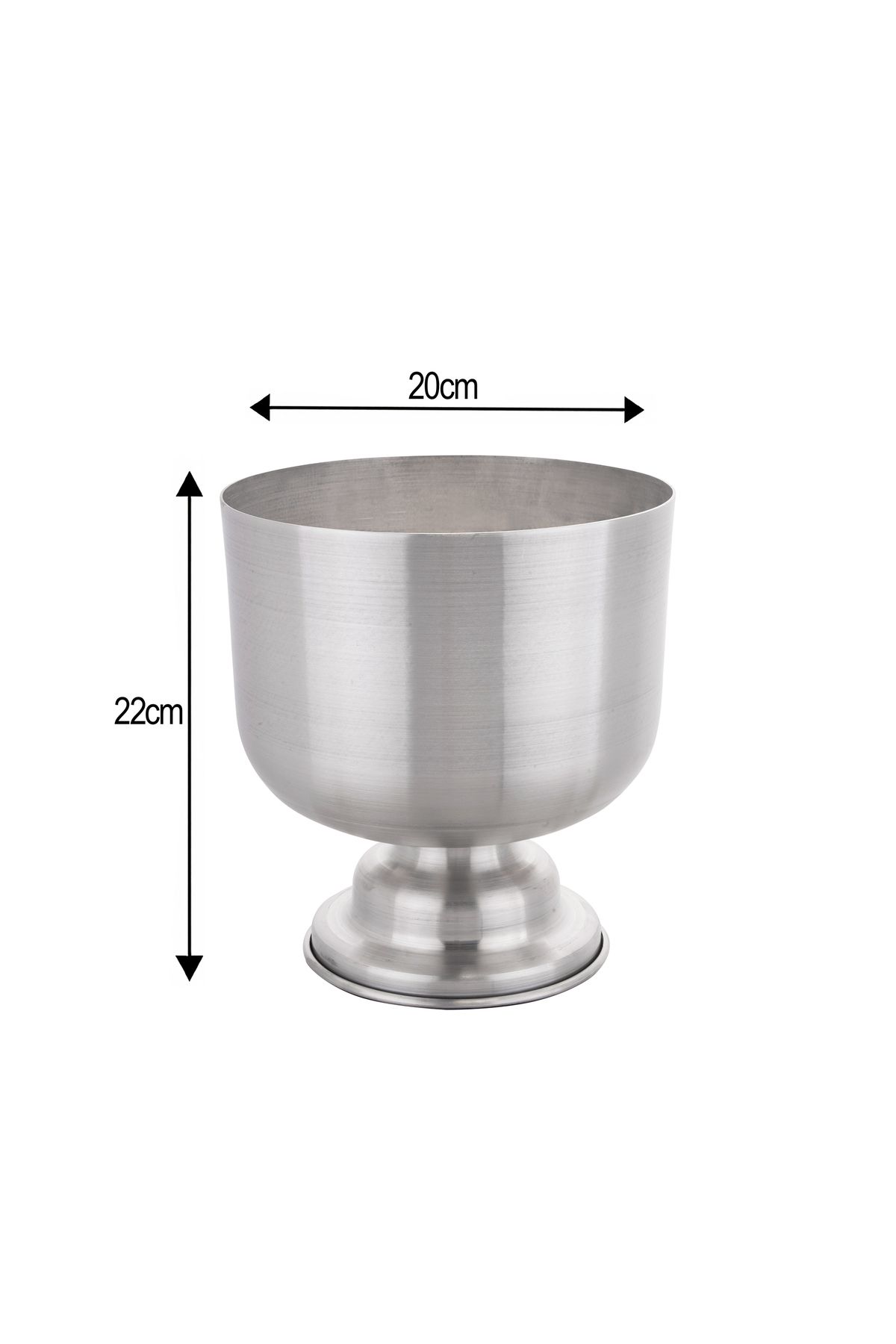 Mercan Metal Dekoratif Sade Metal çiçek saksısı