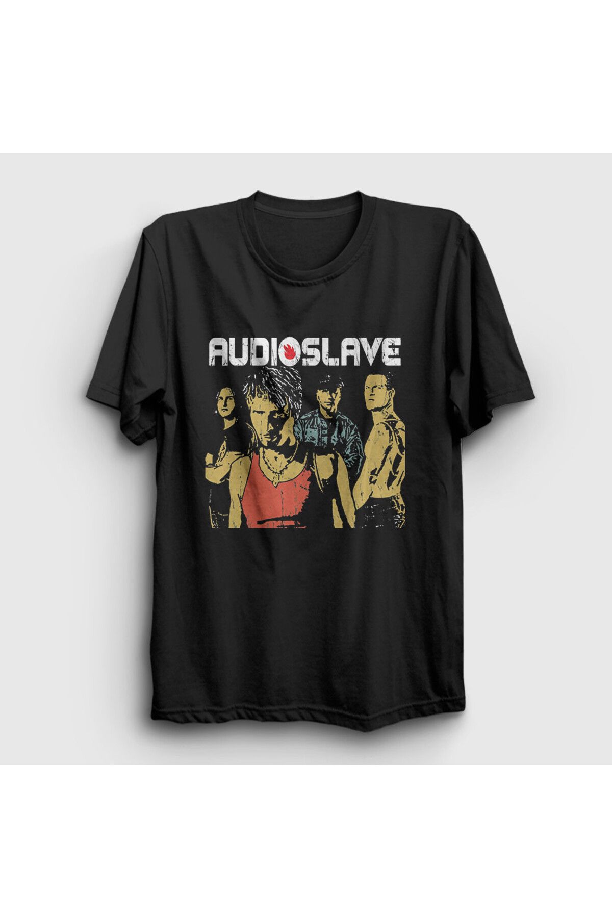 Presmono Unisex Siyah Band Rock Audioslave T-Shirt 541693tt