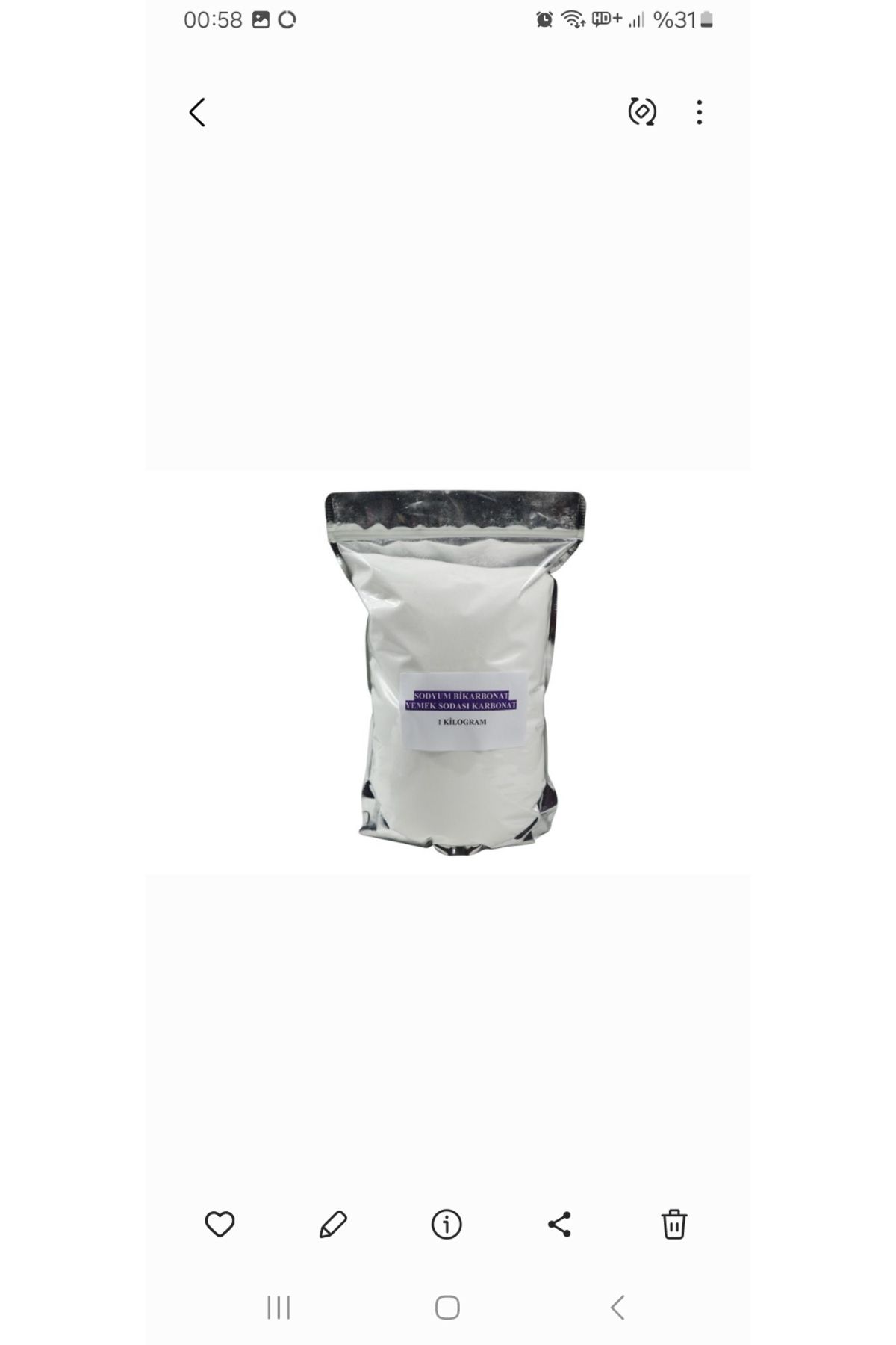 StadyumStore İçme sodası 1 kg