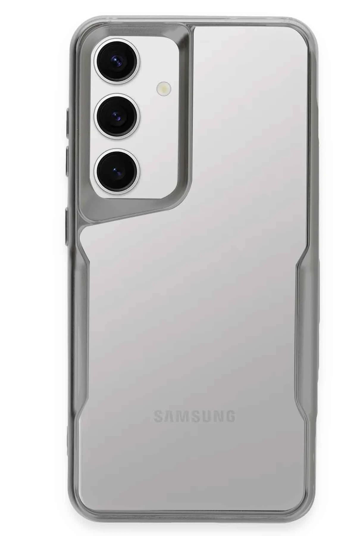NewFace Samsung Galaxy A16 5G Kılıf Boyi Silikon Kapak - Gümüş MRAYD