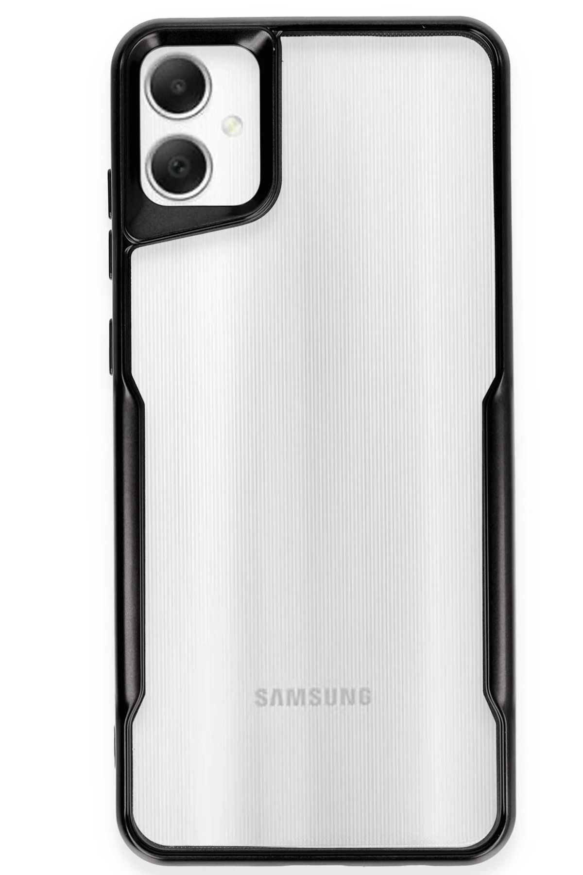 NewFace Samsung Galaxy A06 Kılıf Boyi Silikon Kapak - Siyah GLSTD