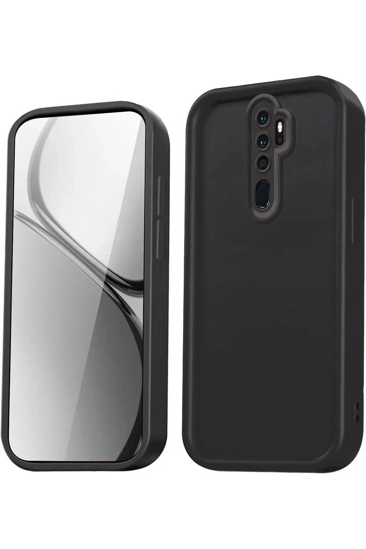 NewFace Xiaomi Redmi Note 8 Pro Kılıf Viera Silikon - Siyah GLSTD