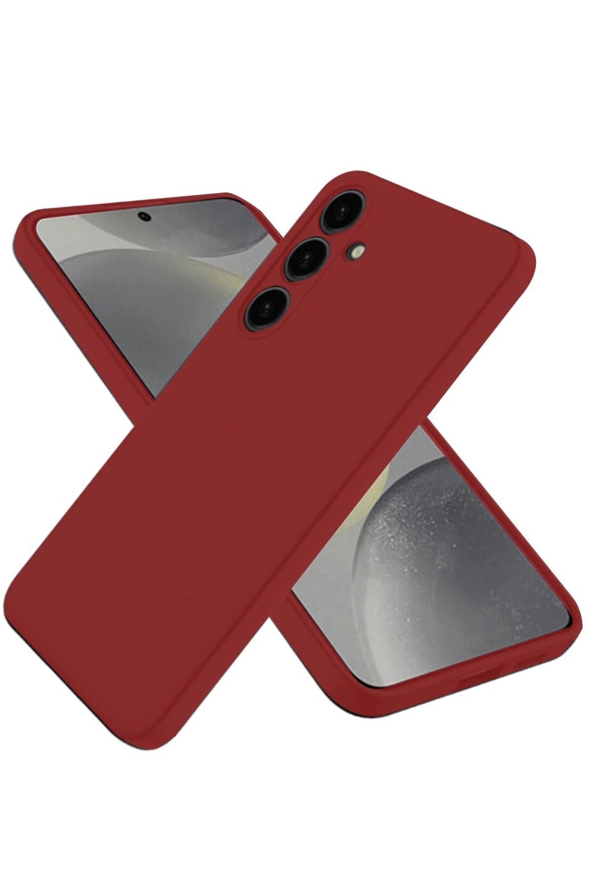 NewFace Samsung Galaxy A26 Kılıf First Silikon - Kırmızı MRAYD