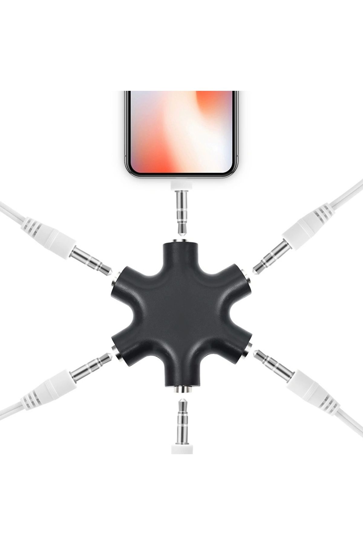 STOREMAX 6LI 3.5MM STEREO AUX ÇOKLAYICI (5047)