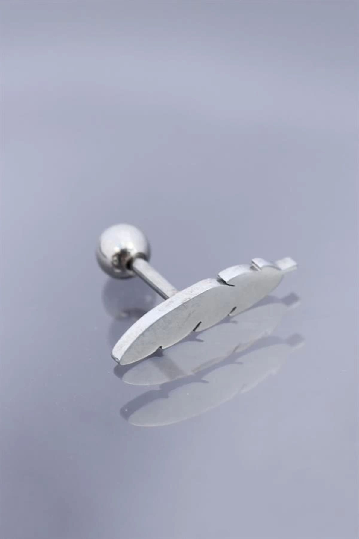 Merev Yaprak Model 316L Cerrahi Çelik Piercing