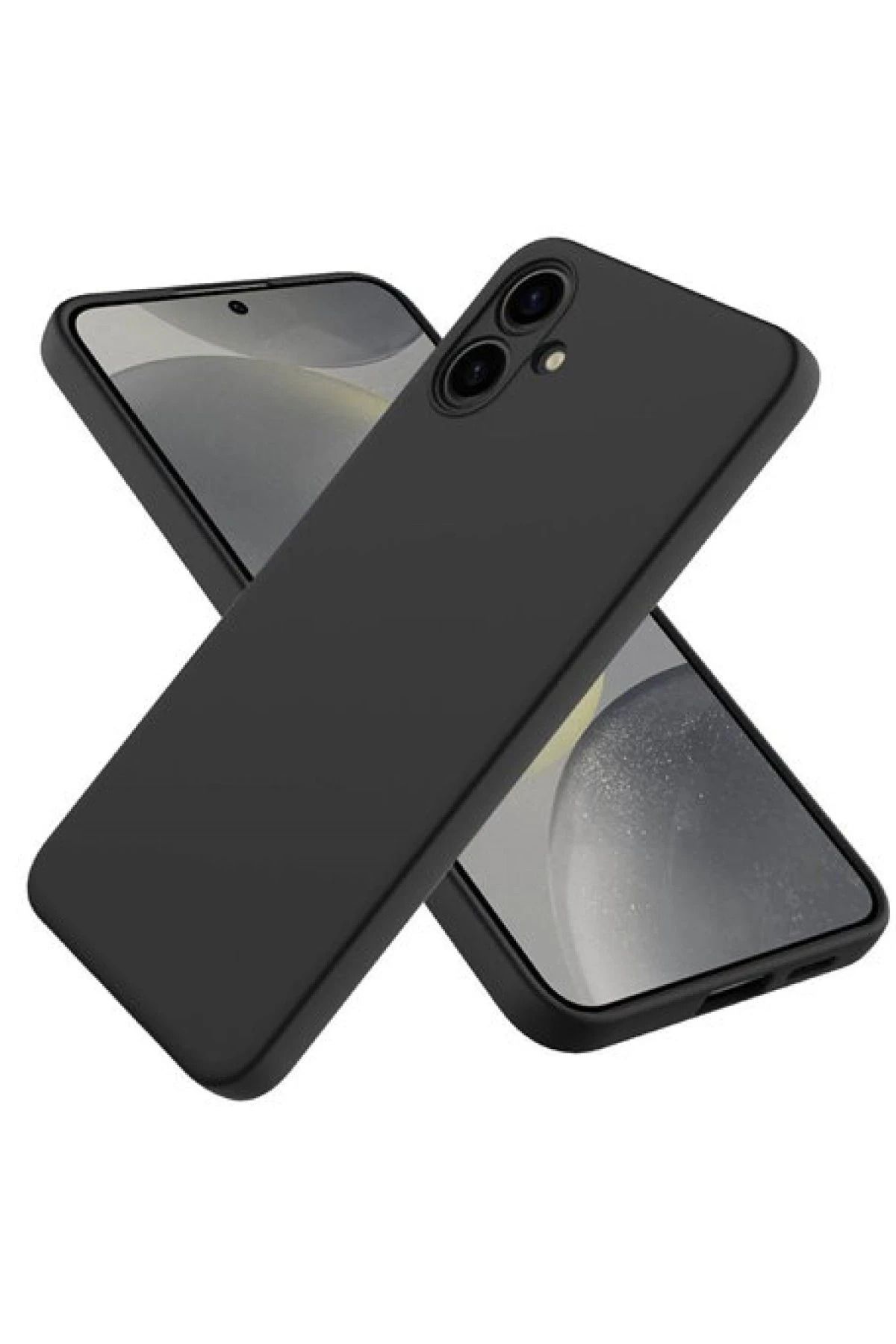 NewFace Samsung Galaxy A06 Kılıf First Silikon - Siyah MRAYD