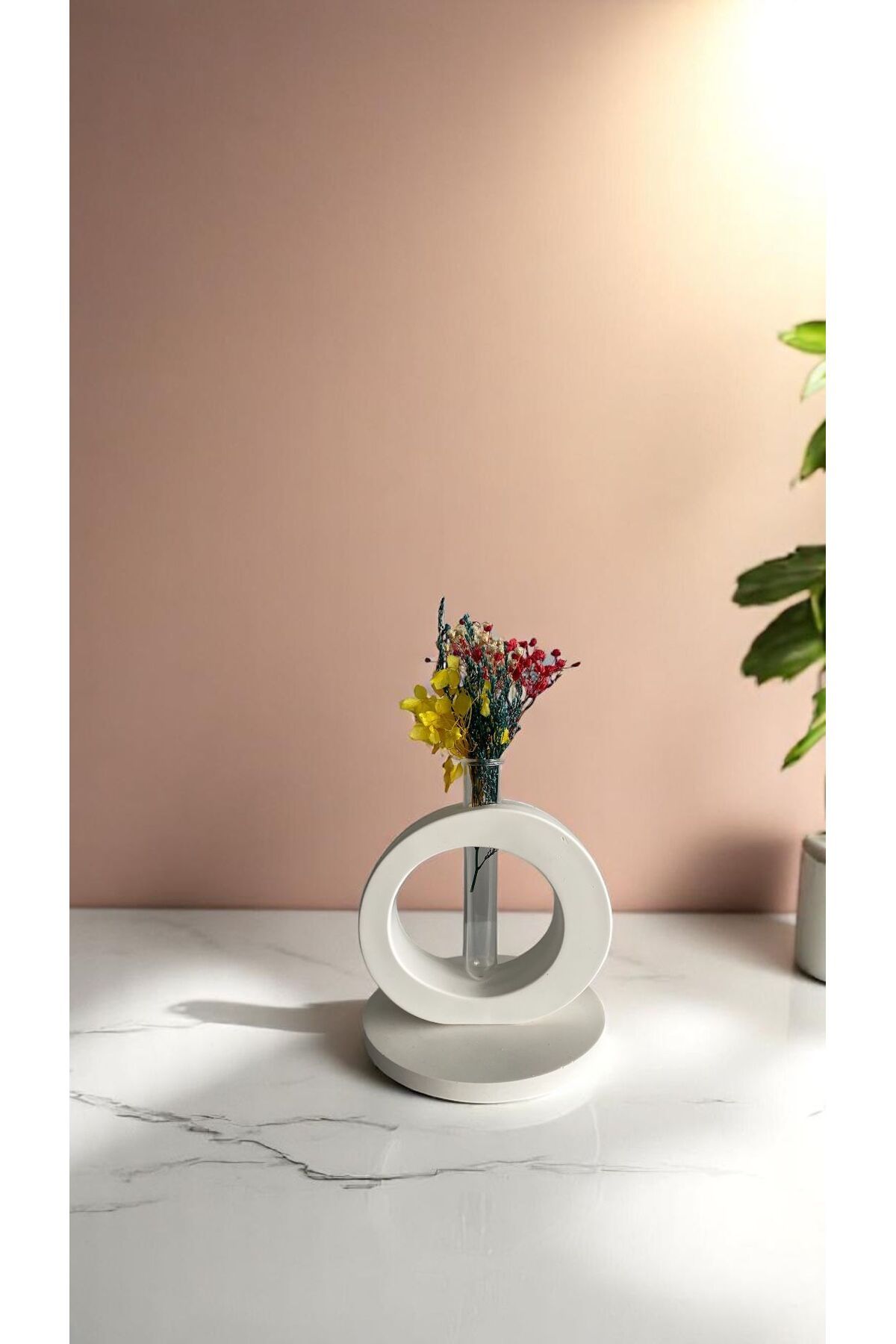 Home Tüplü Vazo ve Altlık (Tüp ile Birlikte)