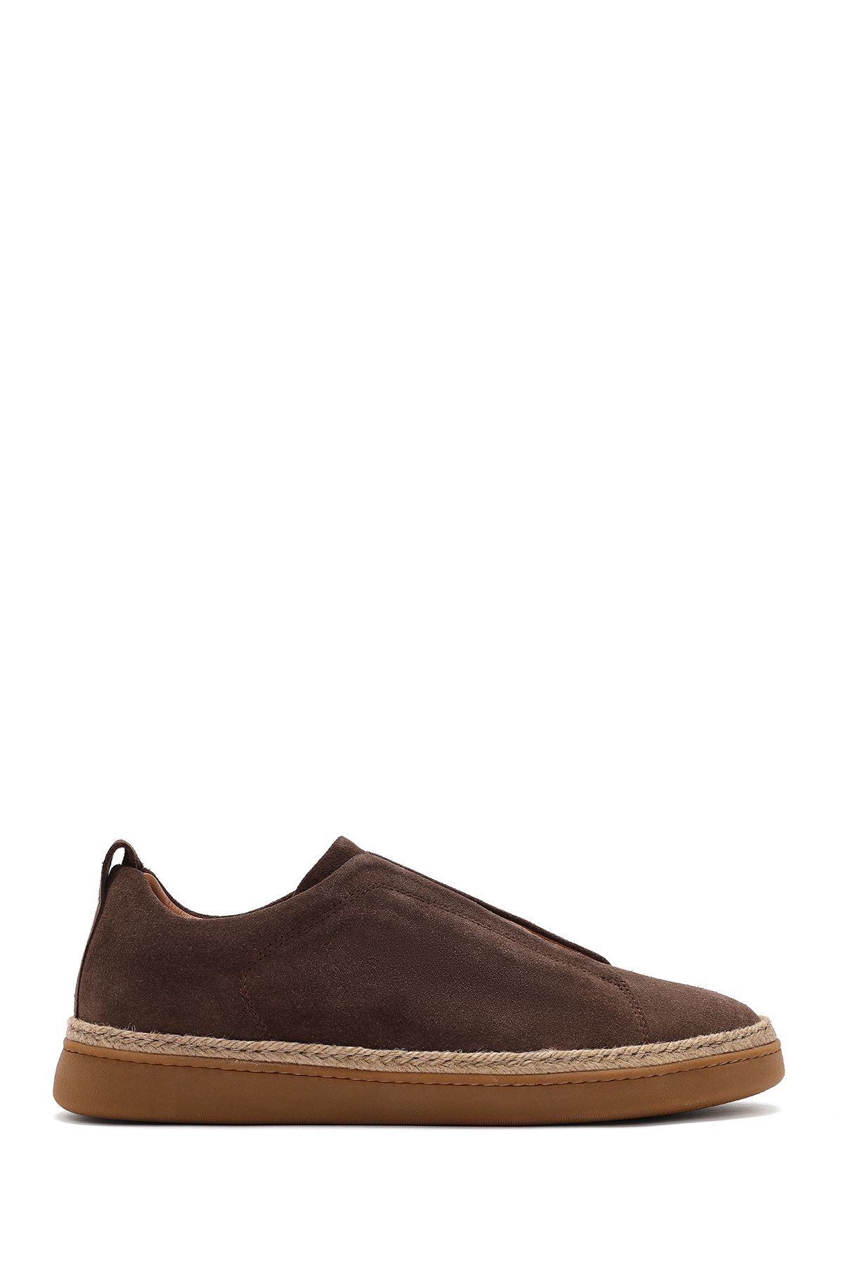 Derimod Erkek Vizon Süet Deri Sneaker 25SFD631710