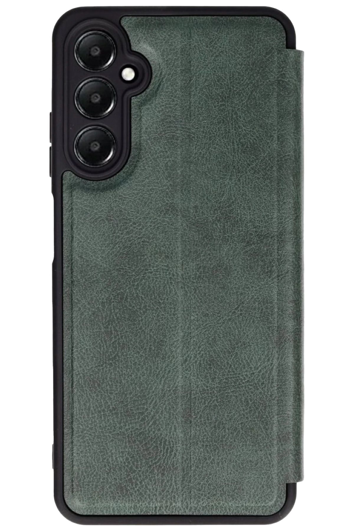 NewFace Samsung Galaxy A56 Kılıf Flip Cover - Koyu Yeşil GLSTD