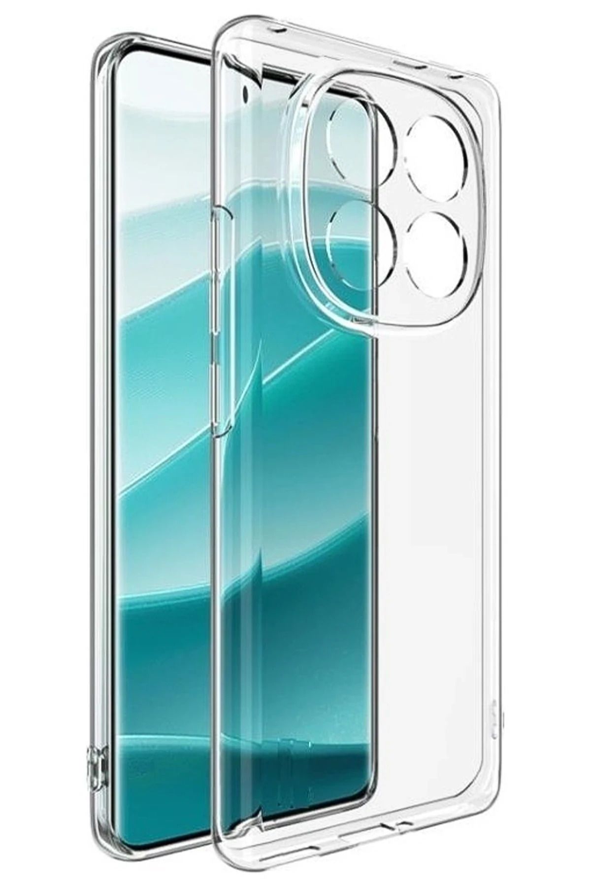 NewFace Xiaomi Redmi Note 14 Pro Plus Kılıf Lüx Şeffaf Silikon MRAYD