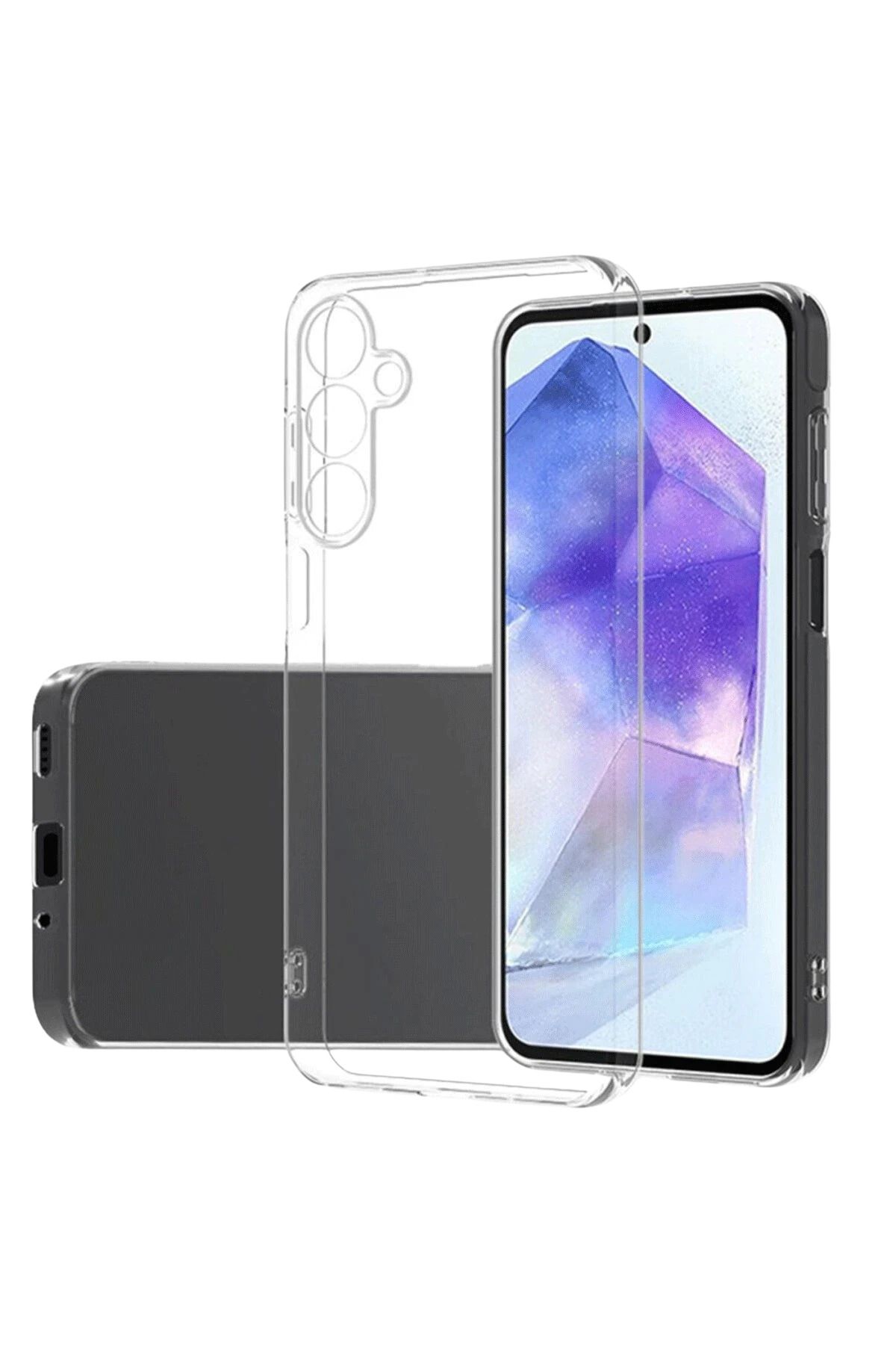 NewFace Samsung Galaxy A26 Kılıf Lüx Şeffaf Silikon MRAYD