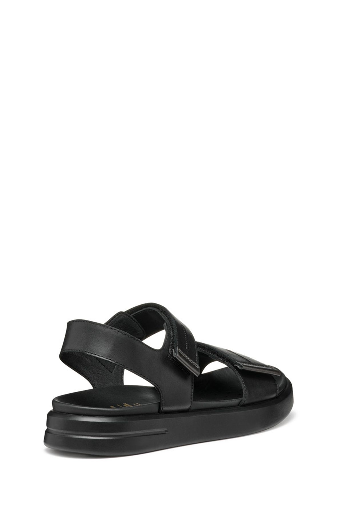 صندل زنانه سیاه D XAND 2S E SMO. LEA + SANDALS چرمی BANDED D45PAE043AJC9B1G Geox