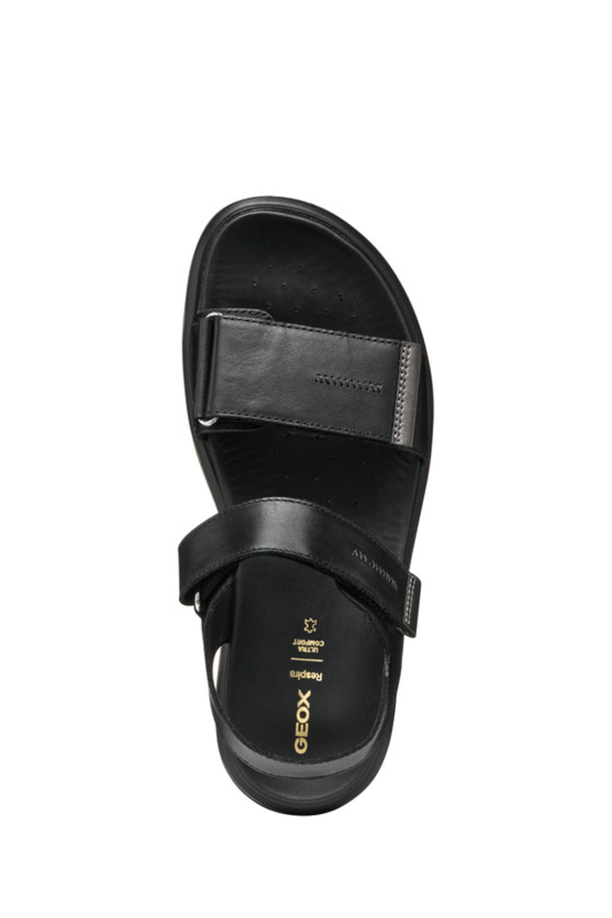 صندل زنانه سیاه D XAND 2S E SMO. LEA + SANDALS چرمی BANDED D45PAE043AJC9B1G Geox