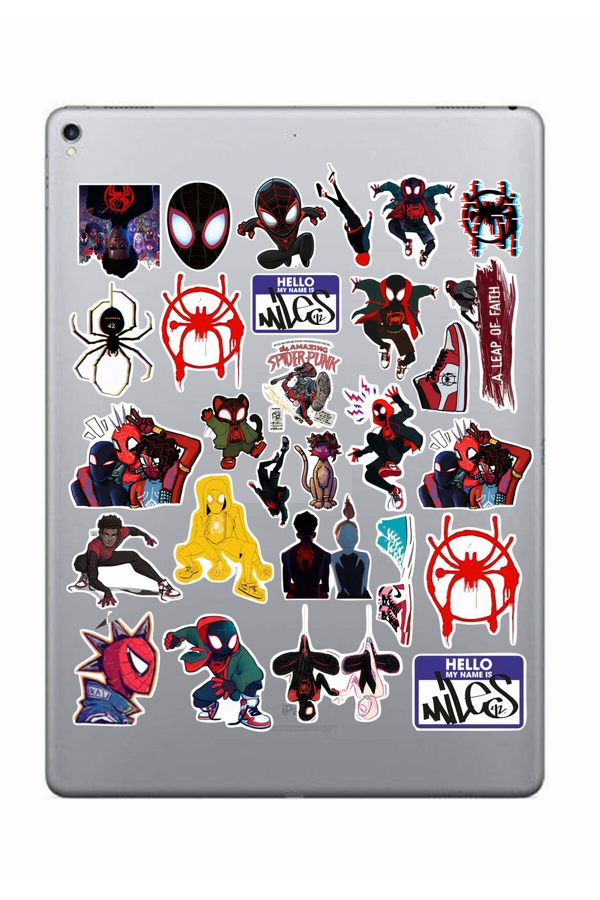 hediyenebak Miles Morales Sticker Seti | Laptop Ajanda PC Tablet Telefon Defter Etiket Bullet Journal