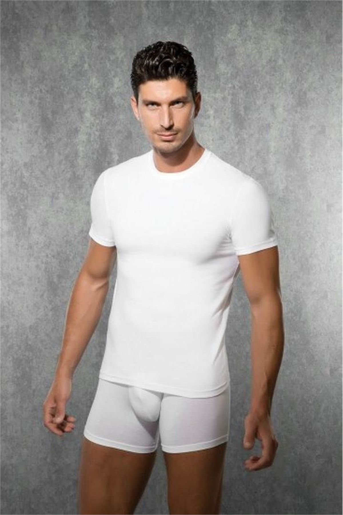 Moda Şahsenem Doreanse Yakasız Erkek T-shirt 2550
