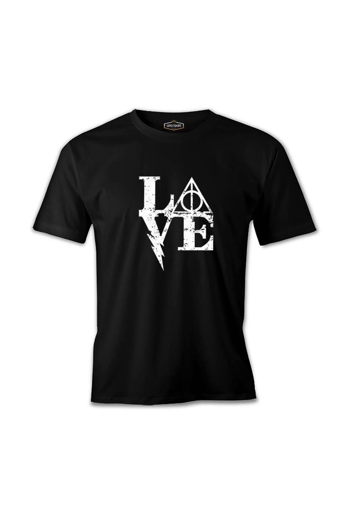 Lord T-Shirt HP - Love Siyah Erkek Tshirt