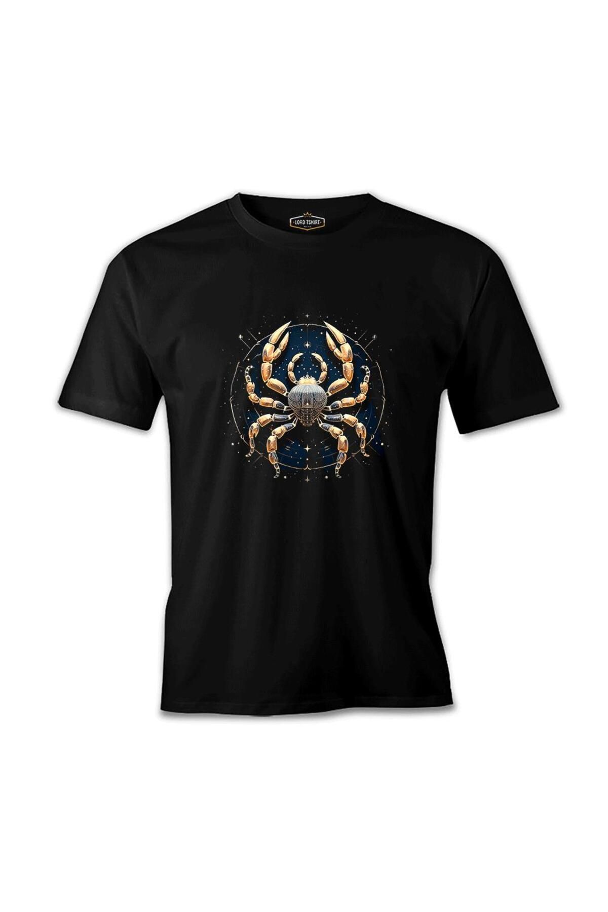 Lord T-Shirt Burçlar - Yengeç Siyah Erkek Tshirt
