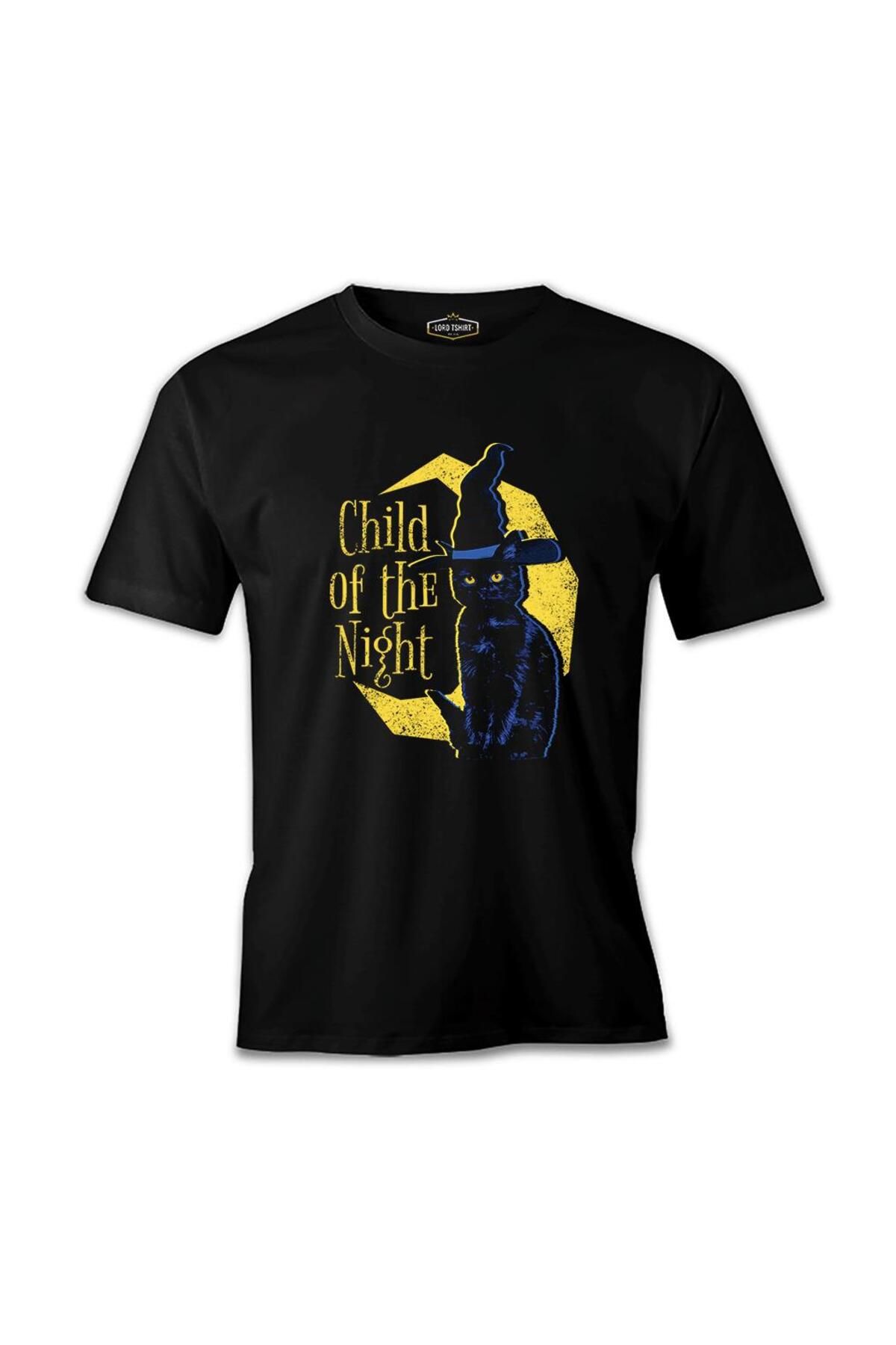 Lord T-Shirt Cadılar Bayramı - Gecelerin Çocuğu Siyah Erkek Tshirt