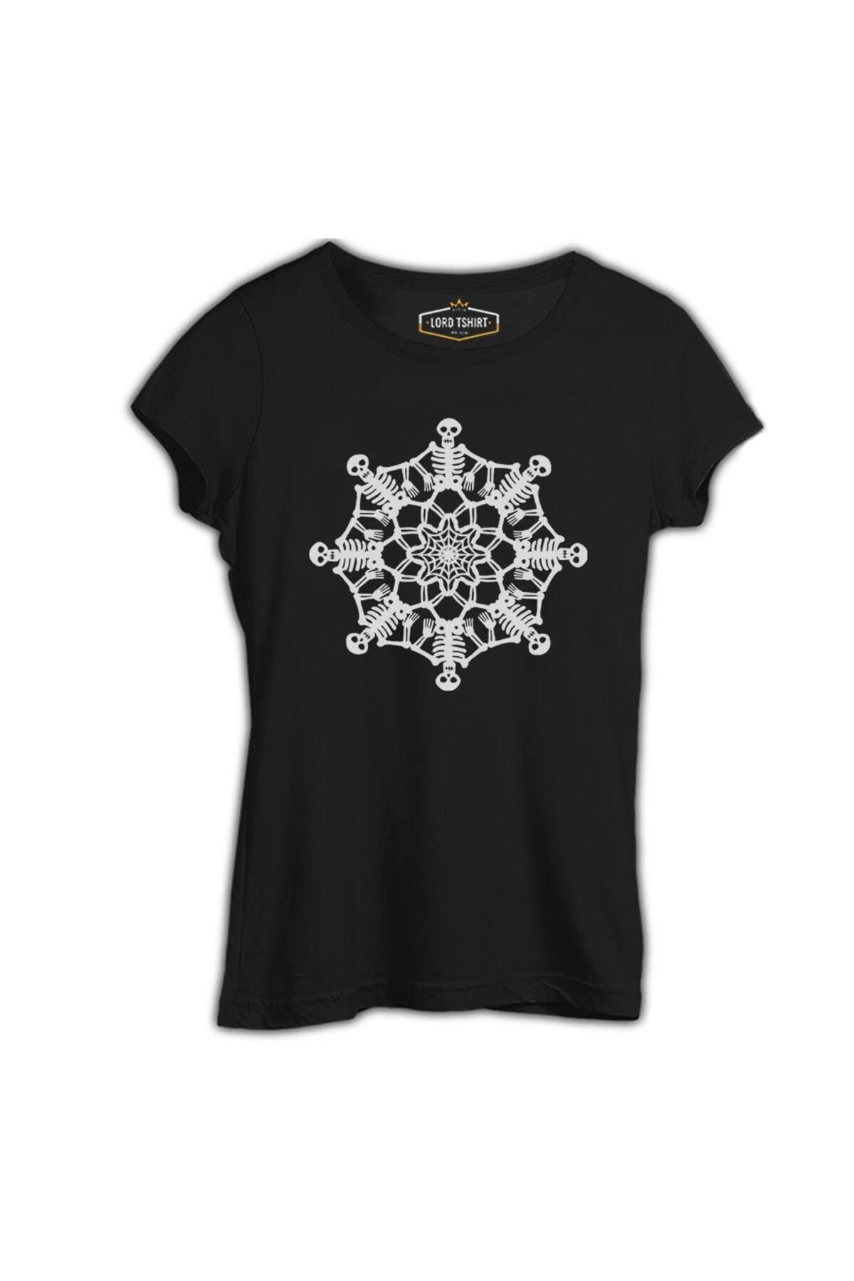 Lord T-Shirt Kurukafa Mandala Siyah Tshirt