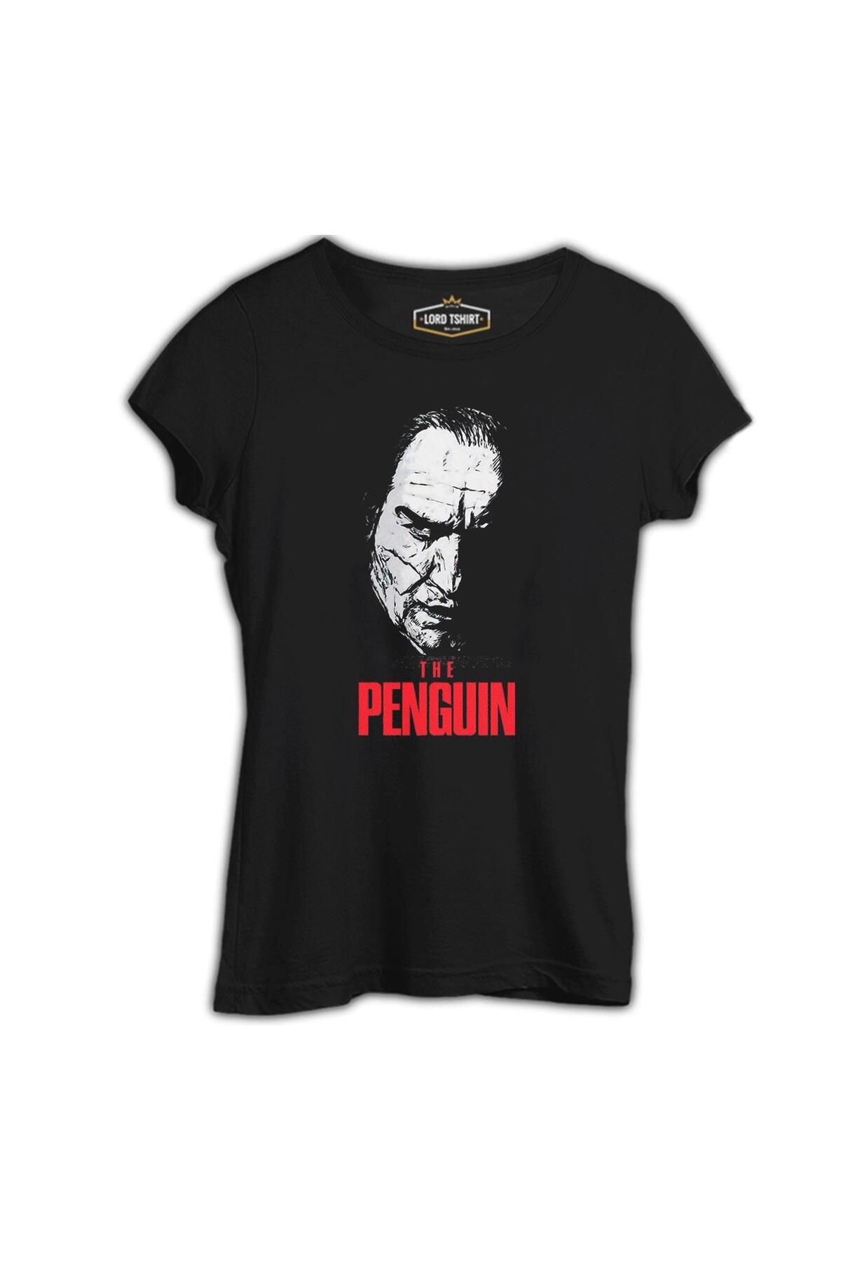 Lord T-Shirt The Penguin Siyah Tshirt