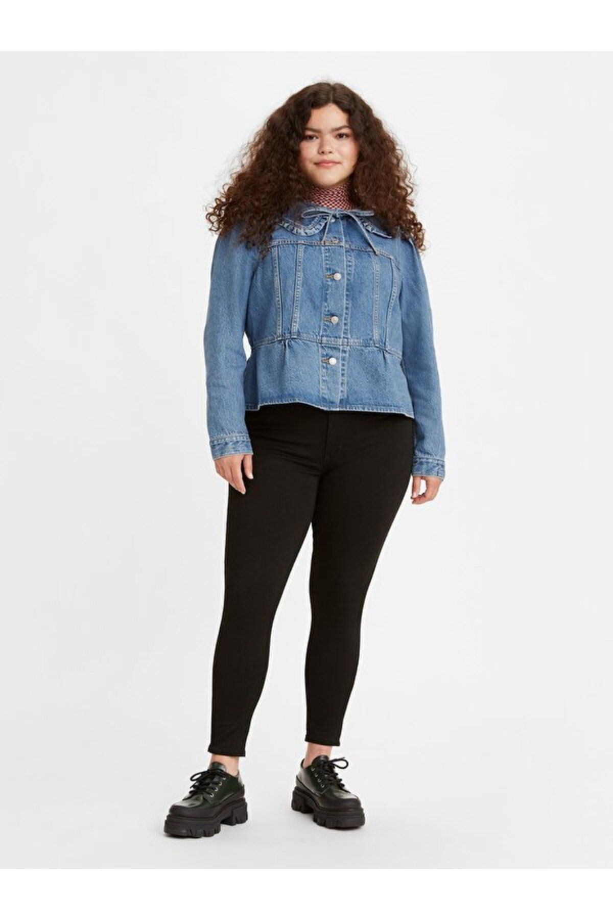 Levi's Mile High Super Skinny Kadın Jean Pantolon - Black Celestial