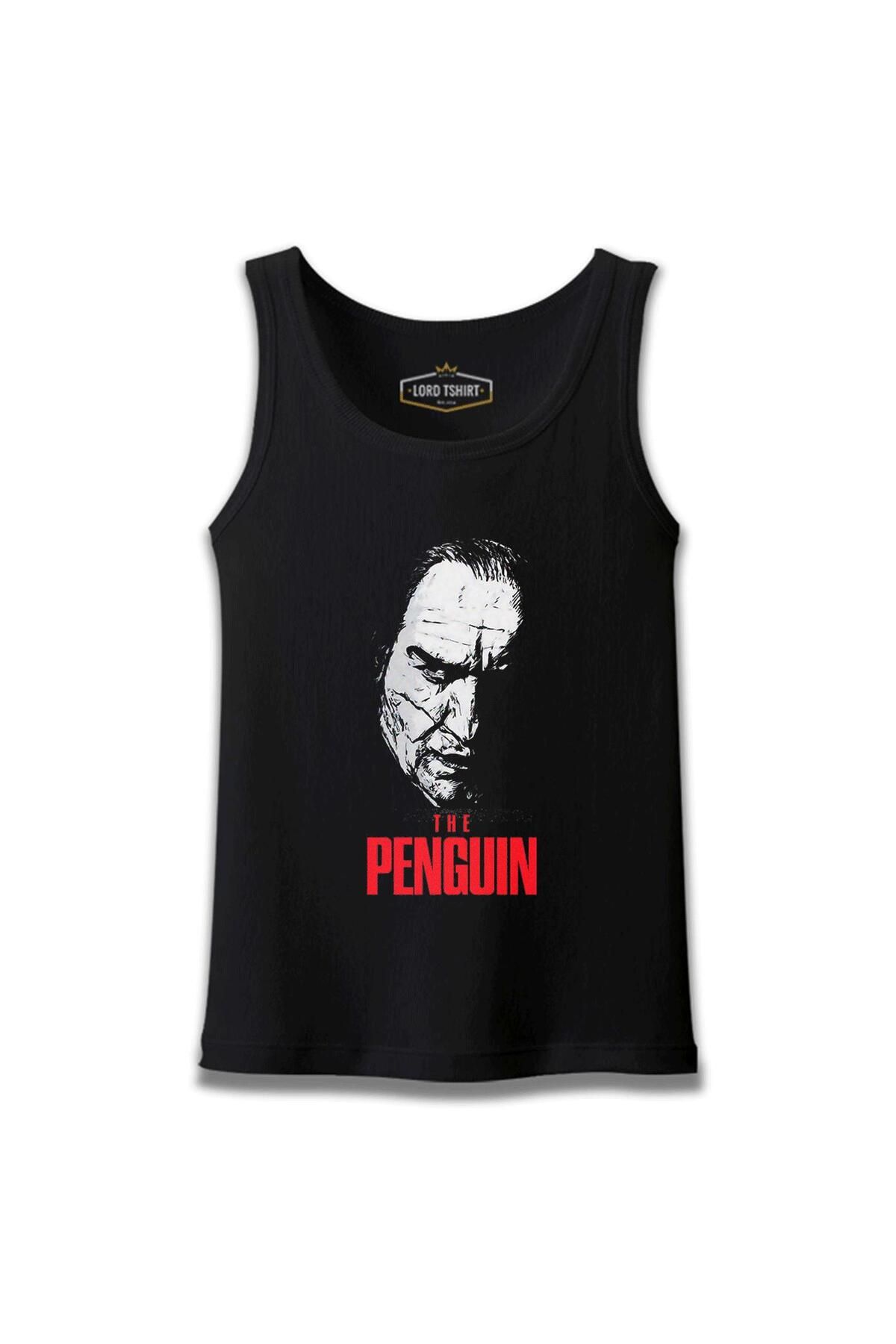 Lord T-Shirt The Penguin Siyah Erkek Atlet