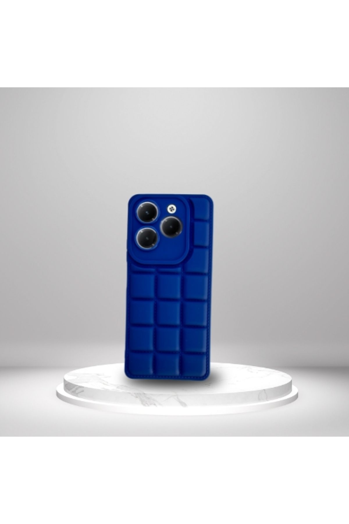 evimdeyokyok İnfinix Hot 40 Uyumlu Silikon Madlen Case Lacivert TdrTR