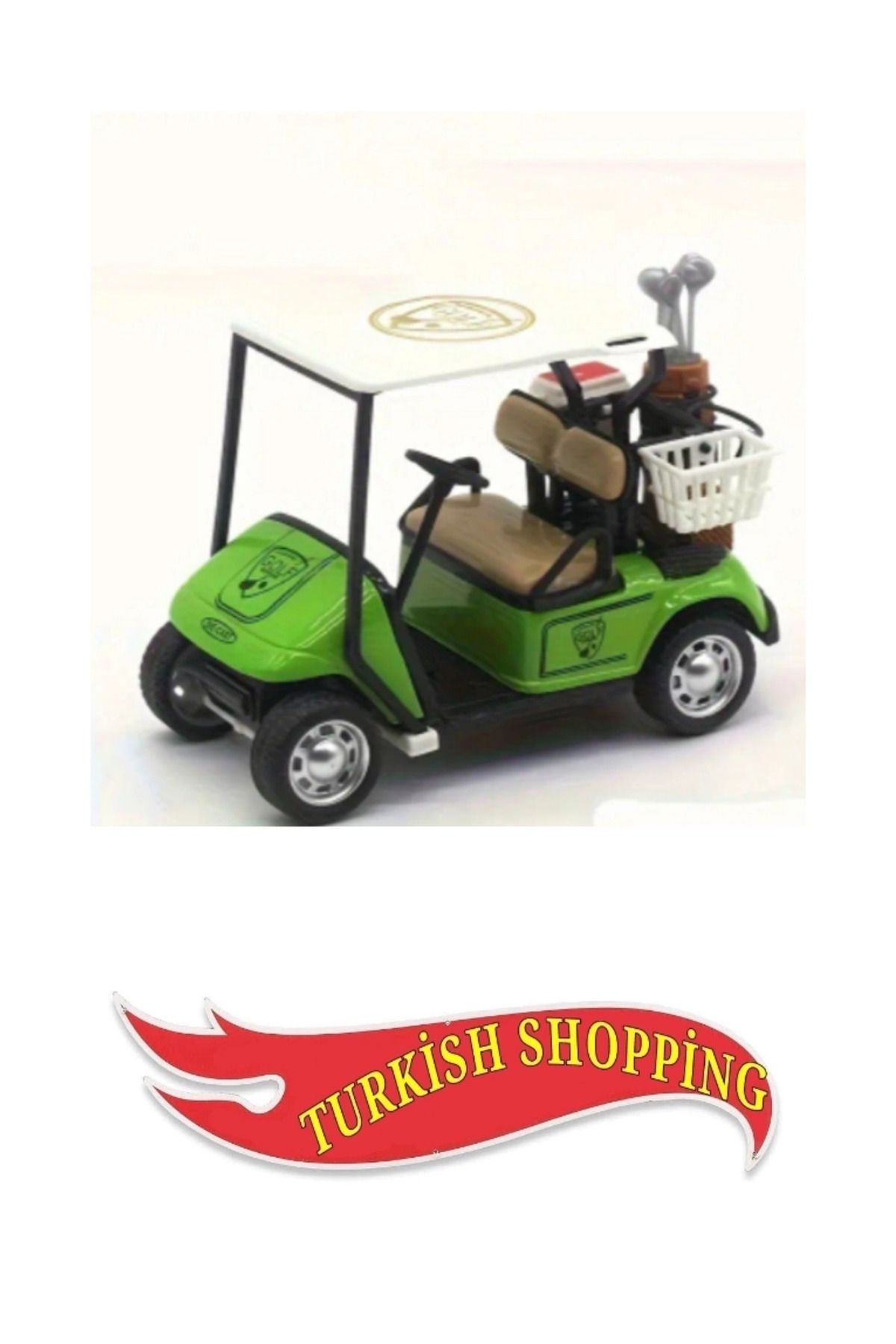 shop Alaşımlı Golf Arabası 1:36 Ölçek Çek Bırak Model Araba