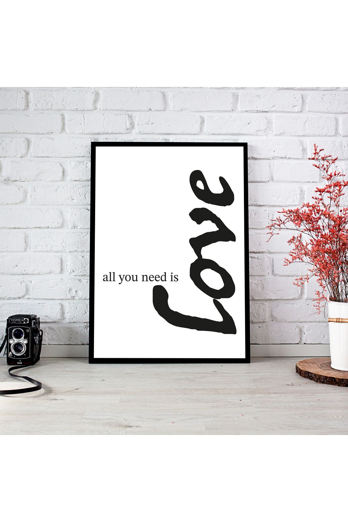 woodsia Çerçeve Görünümlü Çerçevesiz MDF Poster Tablo MDF_TEK1149