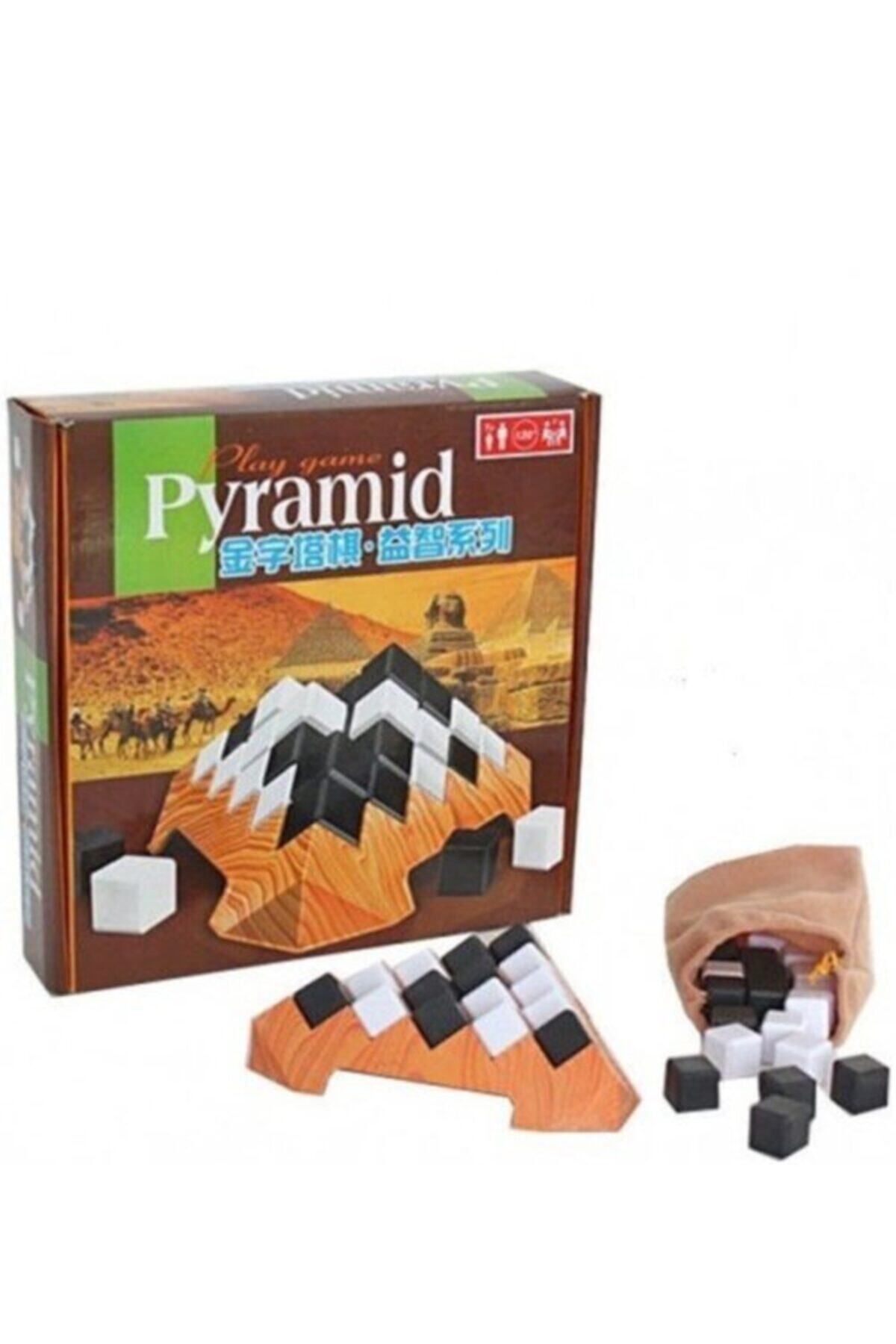 BENİMER Pyramid Puzzle Game Piramid Puzzle Strateji Geliştirme Oyunu