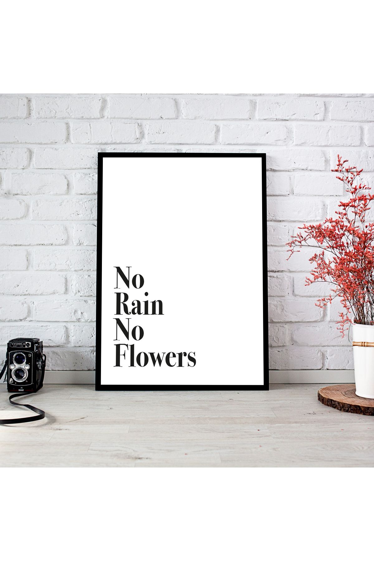 woodsia Çerçeve Görünümlü Çerçevesiz MDF Poster Tablo MDF_TEK1153