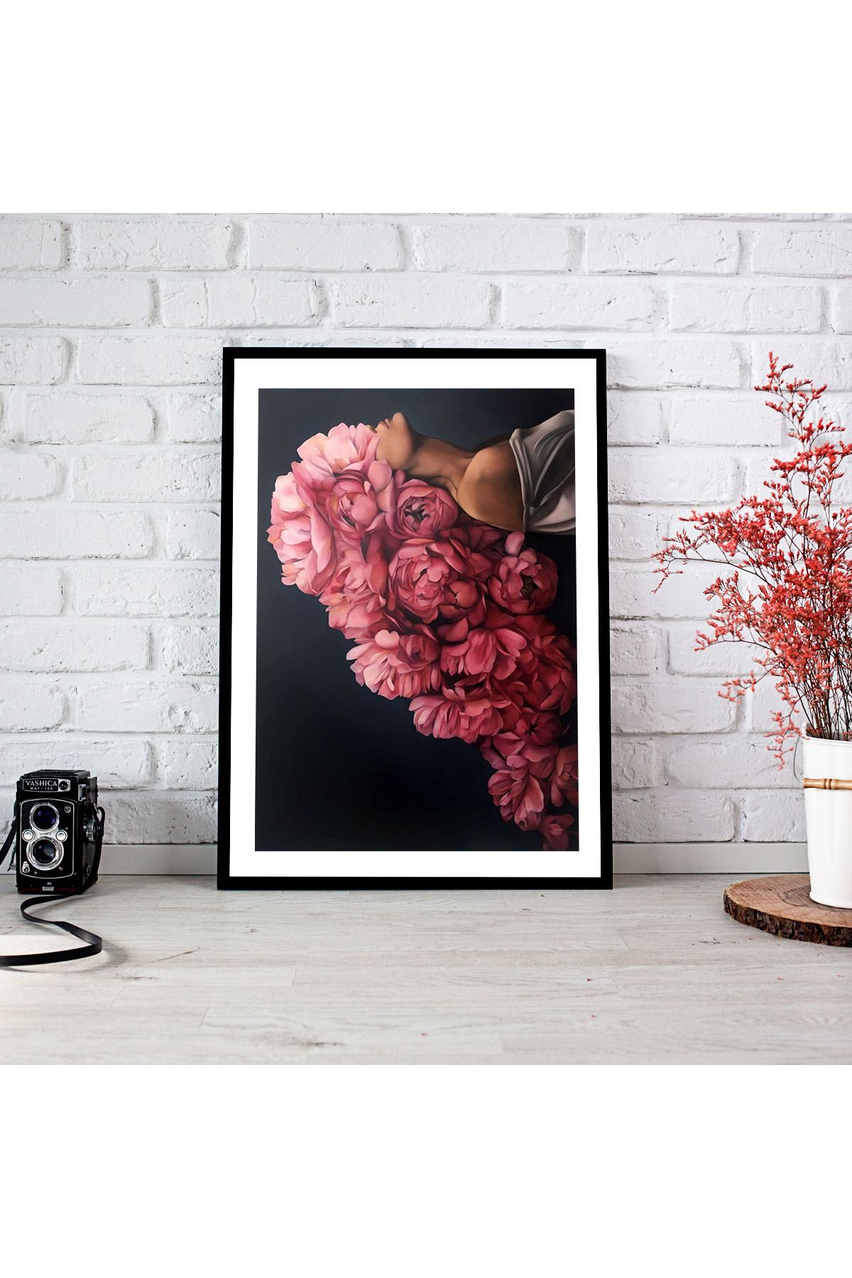 woodsia Çerçeve Görünümlü Çerçevesiz MDF Poster Tablo MDF_TEK1155