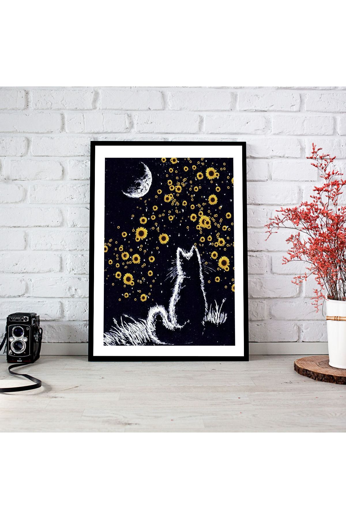 woodsia Çerçeve Görünümlü Çerçevesiz MDF Poster Tablo MDF_TEK1146