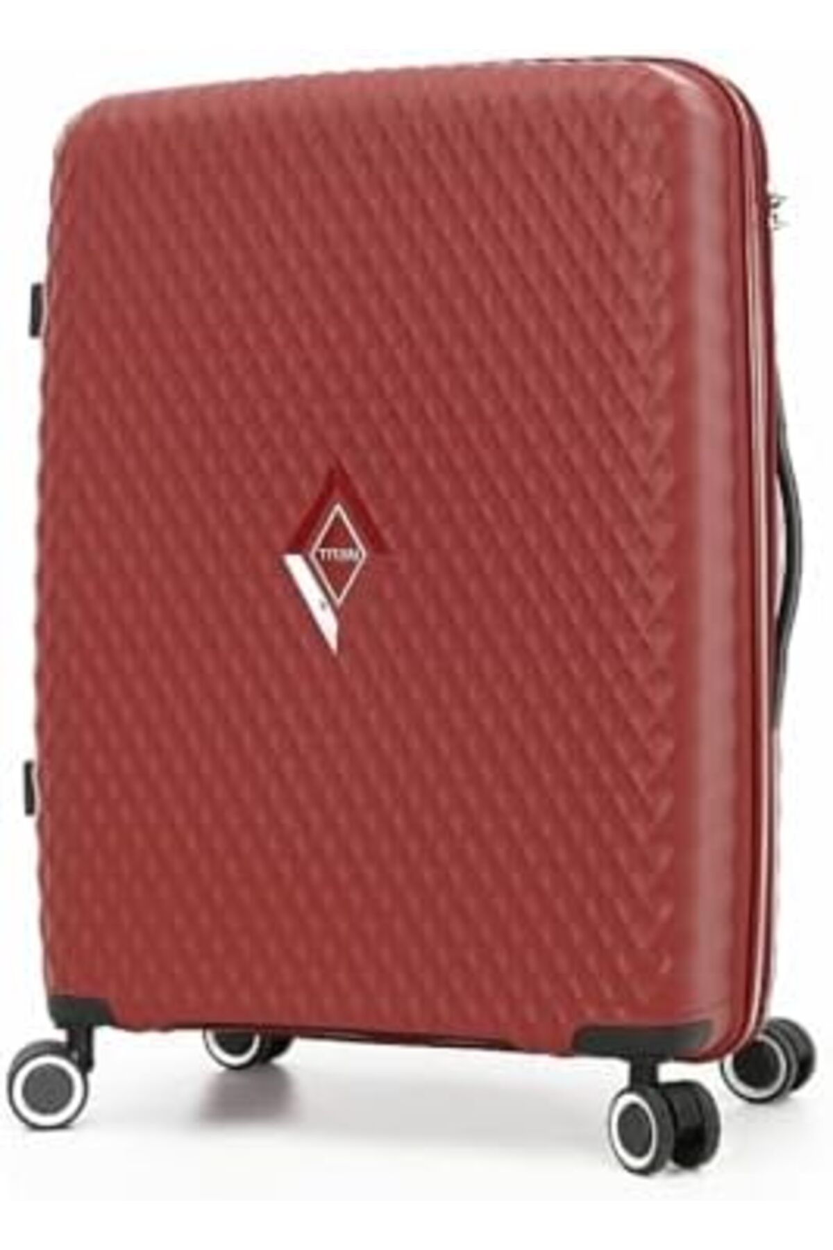 Titan-Hard Shell Luggage Set of 3 Pieces with Double Spinner Wheels and Digital Lock for Privacy (Re 2