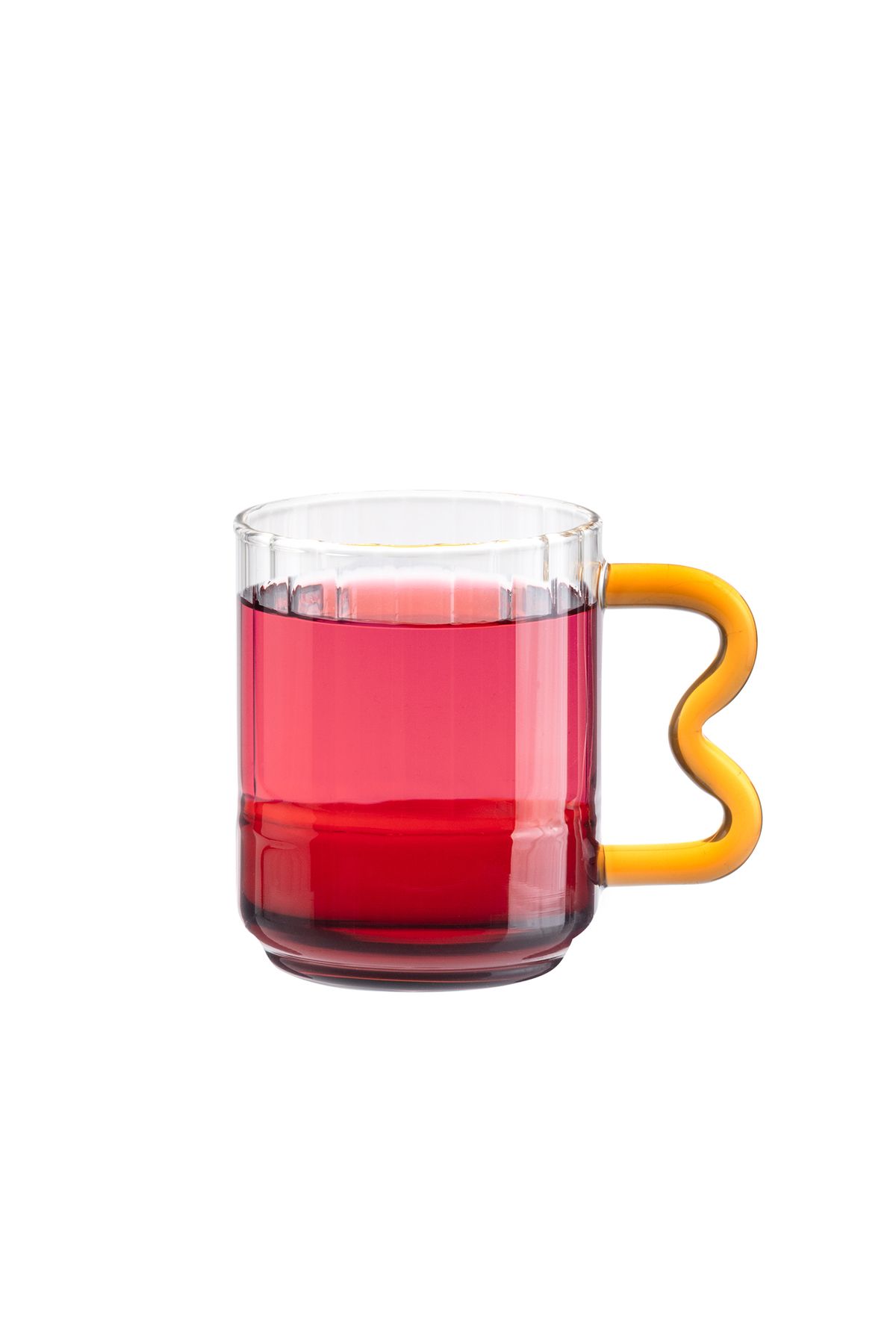 Madame Coco-Rona Borosilicate Glass Mug - Yellow - 370 ml 2