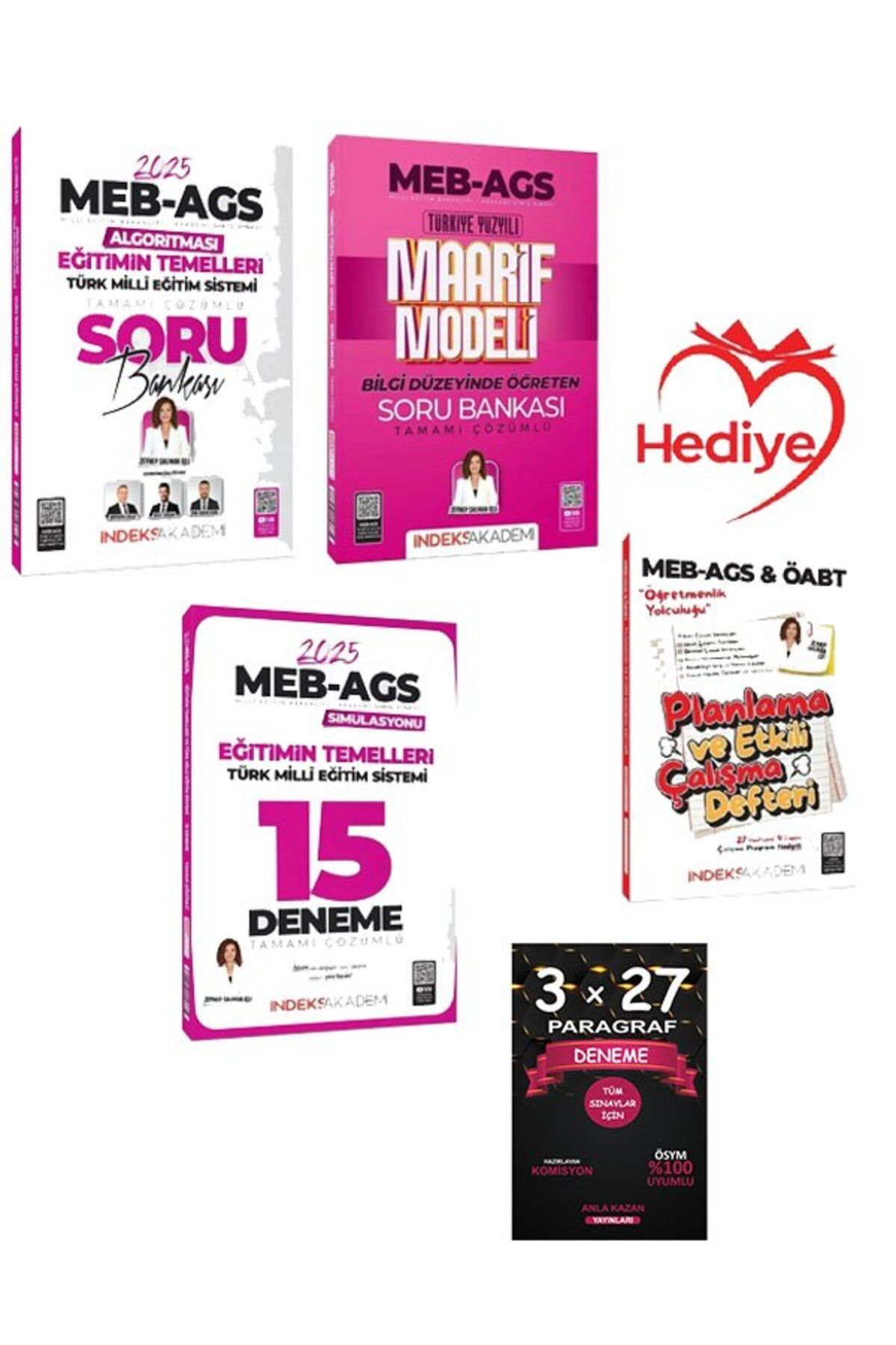 İndeks Akademi Yayıncılık İndeks Akademi 2025 MEB-AGS Algoritması Eğitimin Temelleri + Türkiye Yüzyılı Maarif Modeli Soru Ba
