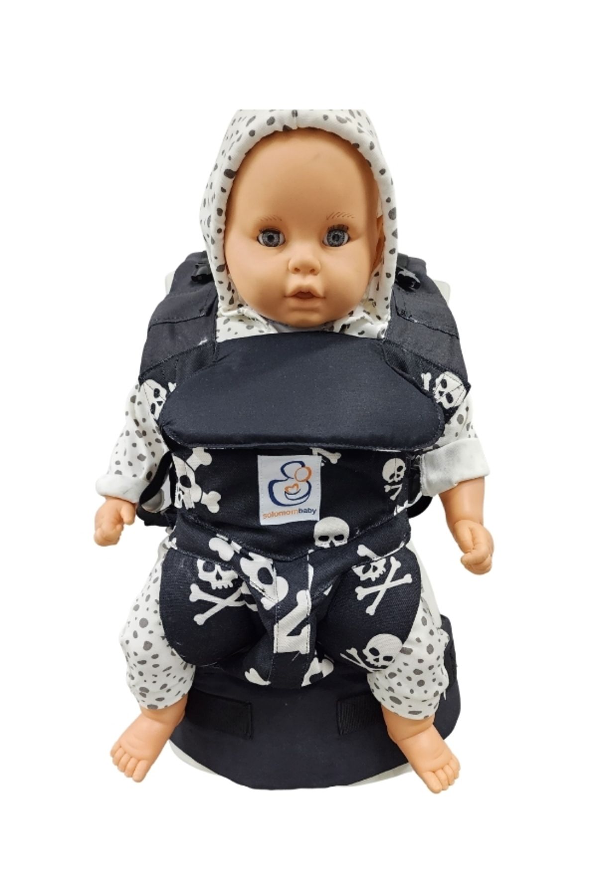 SolomomBaby Kuru Kafalar 360 Her Yöne Ergonomik Kanguru