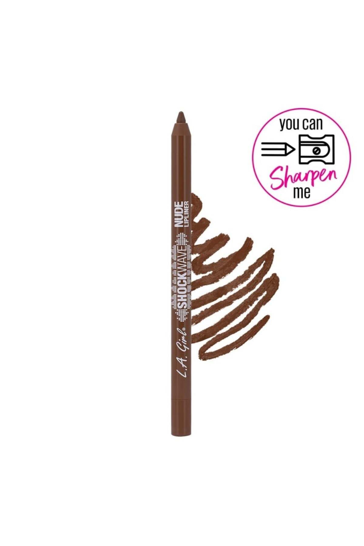 L.A. Girl Creion De Buze Shockwave Nude, Rezistent La Apă Și Ultra-rezistent, 745 Chai Latte, 1,2 G - One Size