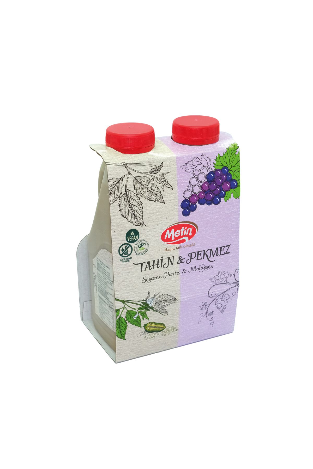 Metin Helva Metin Tahin Pekmez İkiz Paket 380 Gr