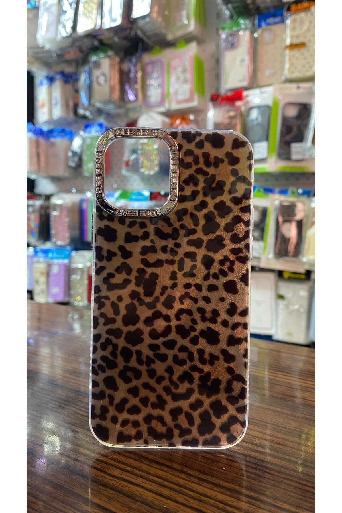MORA PHONE CASE iPhone 12 Telefon Kılıfı Leopar