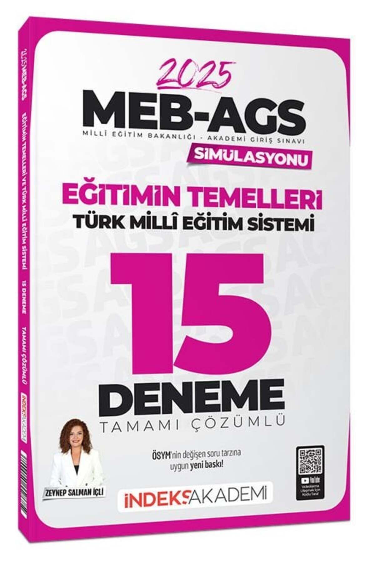 İndeks Akademi İndeks Akademi 2025 MEB-AGS Simülasyonu Eğitimin Temelleri ve Türk Milli Eğitim Sistemi 15 Deneme Çö