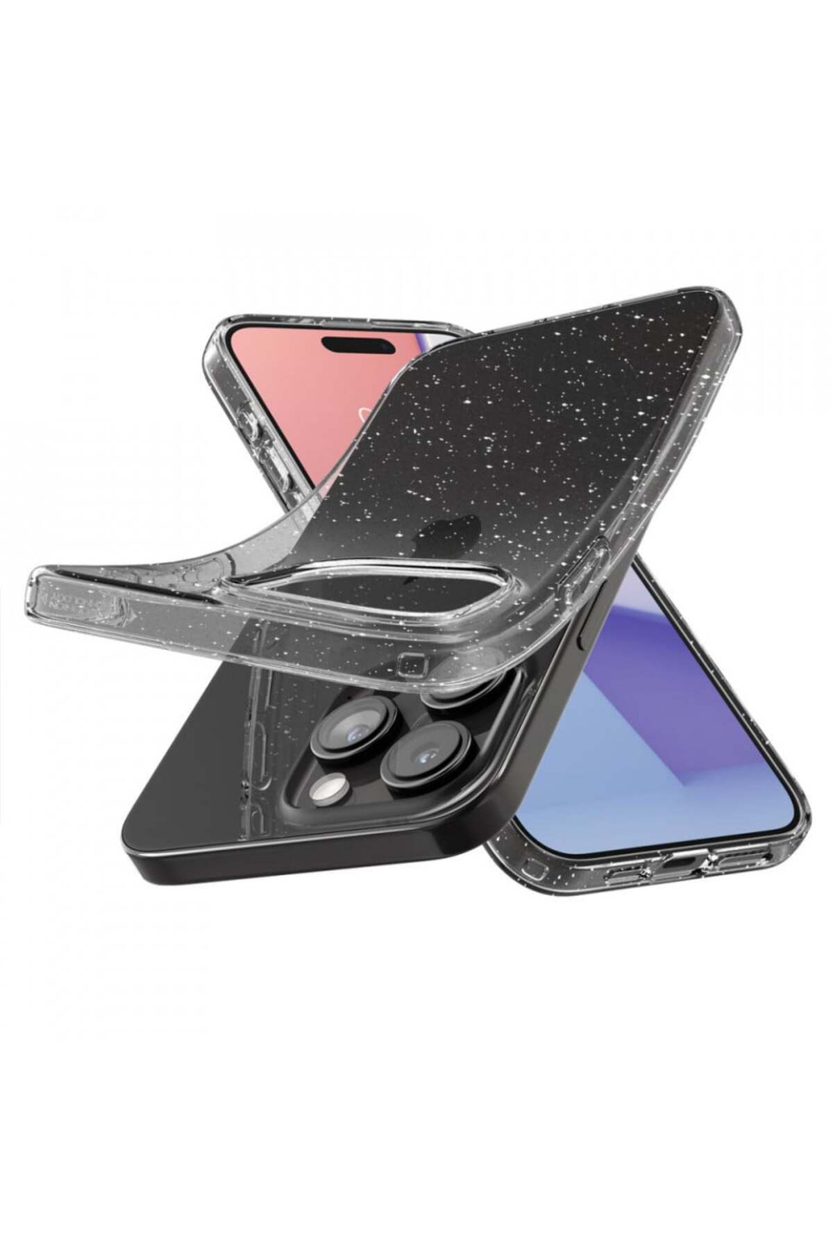 Spigen-Case for iPhone 15 Pro Max, Liquid Crystal Glitter - Crystal Quartz 5